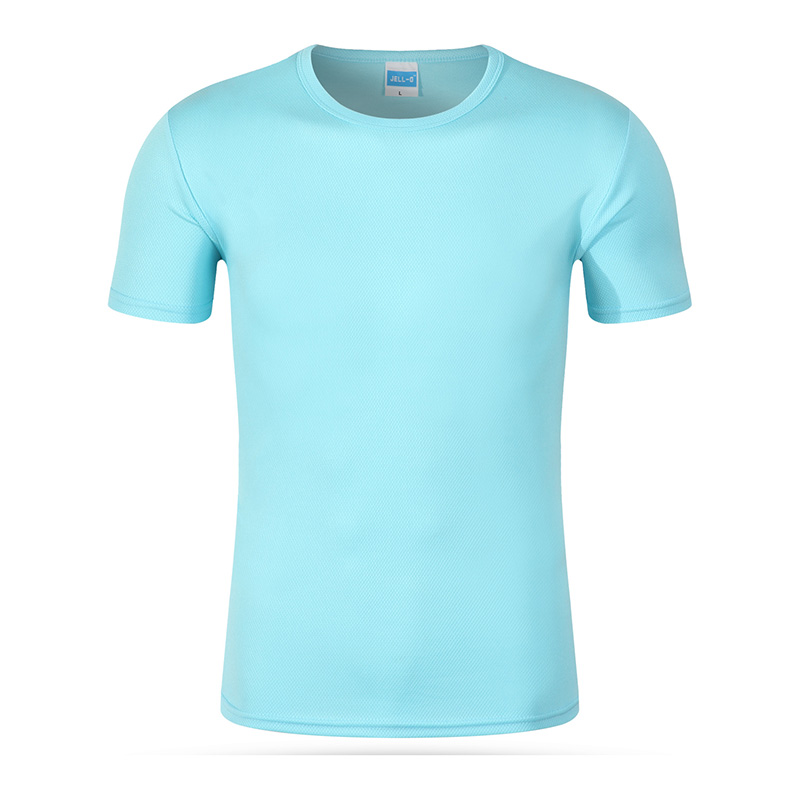 网眼运动速干圆领短袖T恤衫_快干圆领文化衫定㓡【11色可选】