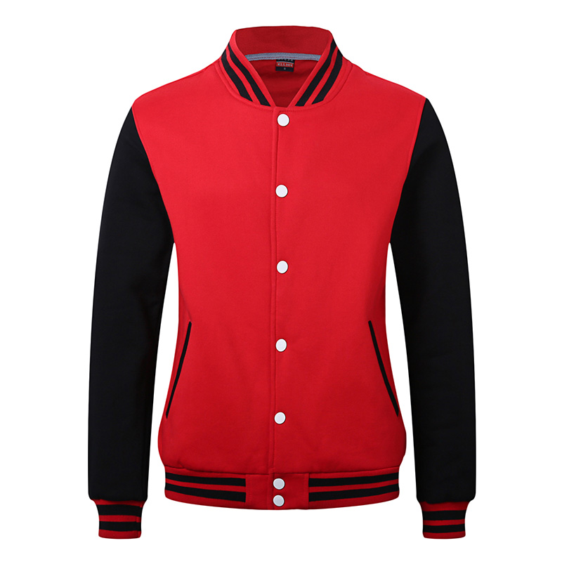经典水貂绒棒球服_棒球款工作服_棒球学生班服定做【11色可选】