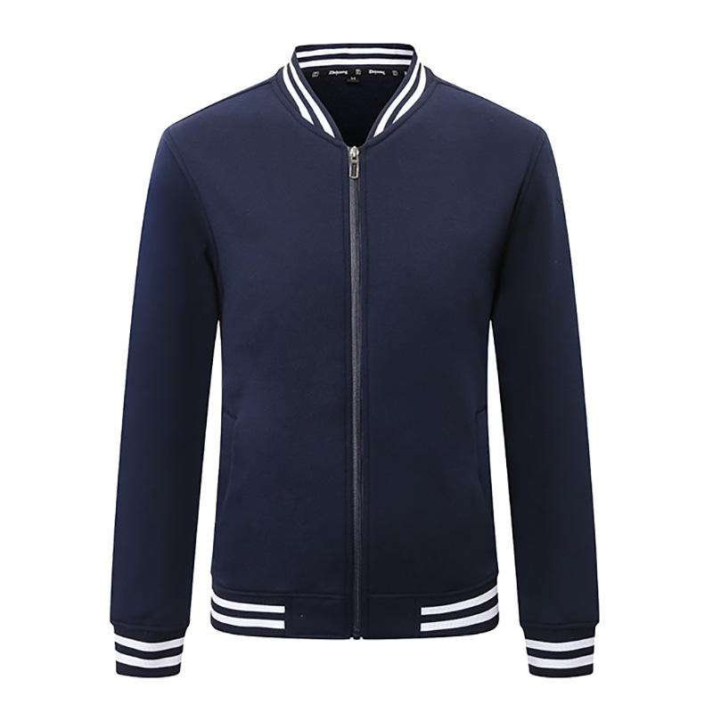 立领拉链棒球服订做_立领卫衣棒球工作服定制_棒球班服定做【6色可选】