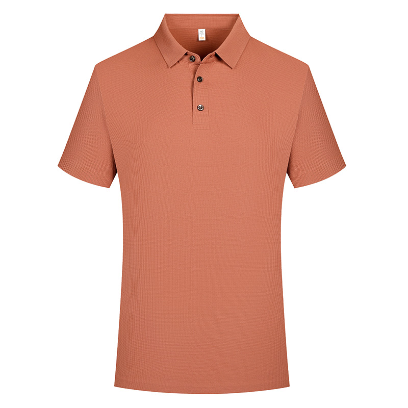 华夫格无痕速干翻领短袖POLO衫,企业T恤工作服定制LOGO【9色可选】